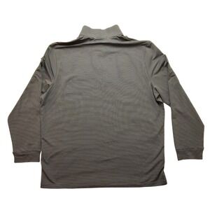 Jack Nicklaus Men's XL Grey Striped Quarter‎ Zip Golf Pullover UPF 50 NWT New